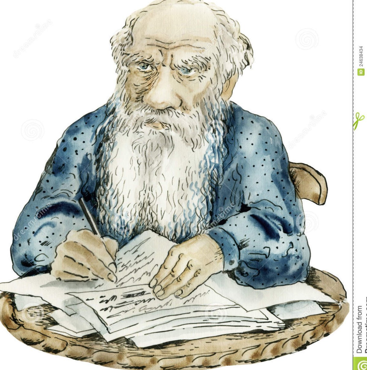 Портрет Толстого Льва Николаевича