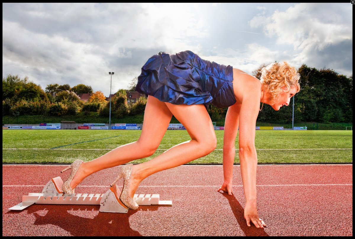 Бег на каблуках