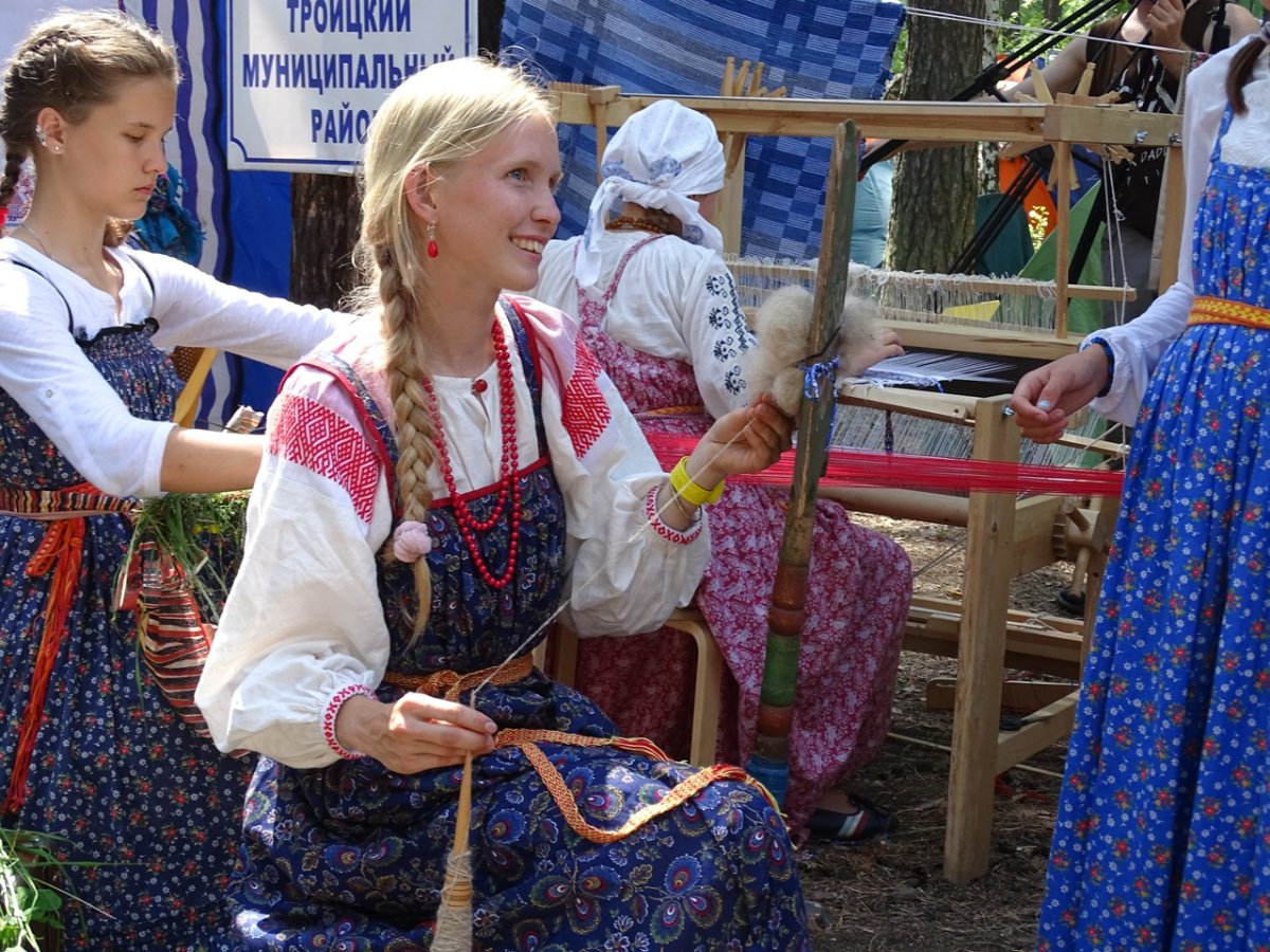 Коми пермяки Ткачество