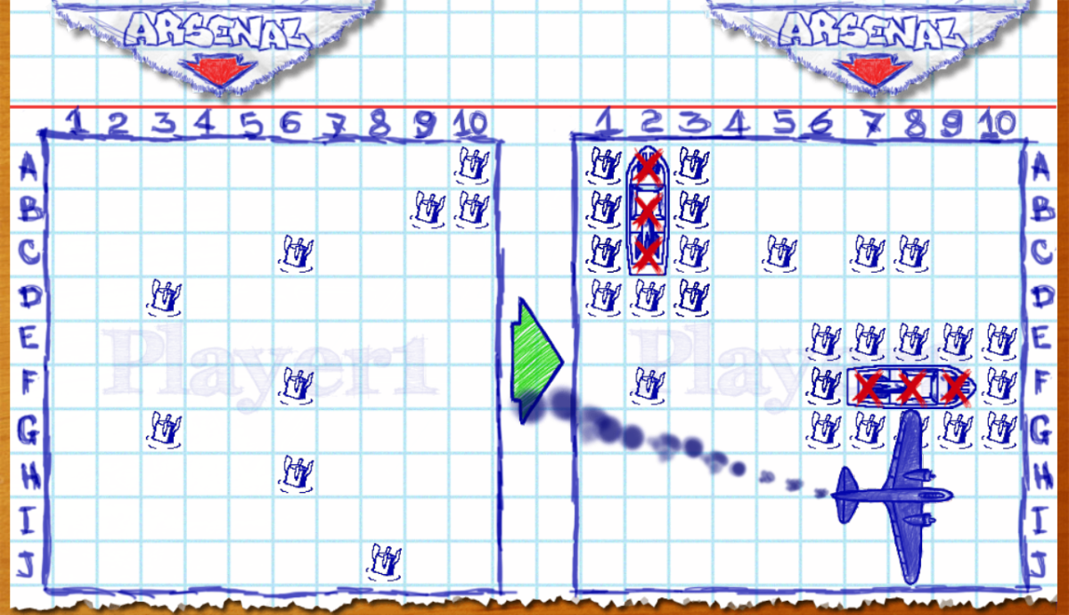 Морской бой игровое поле