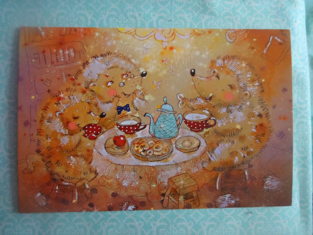 Художник-иллюстратор Анастасия Столбова чаепитие