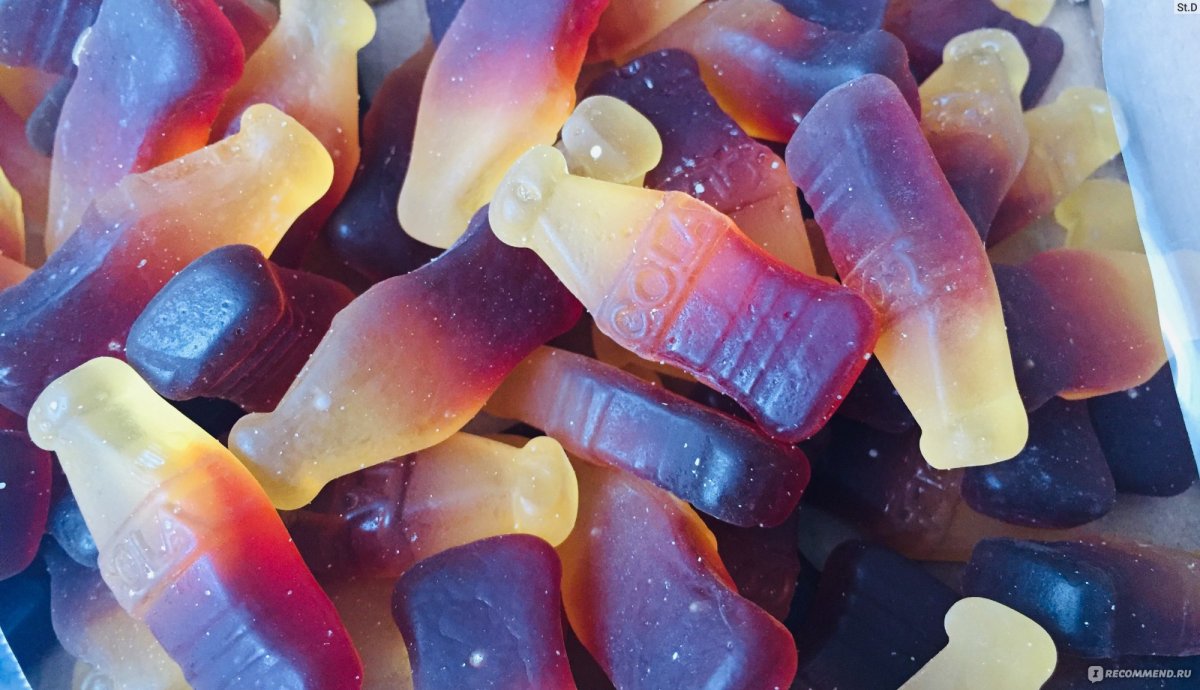 Сладости на прозрачном фоне