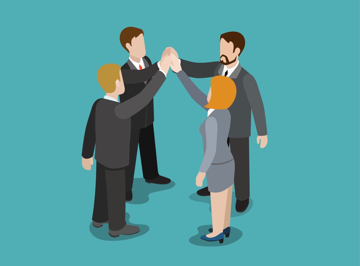 Команда мечты иллюстрация