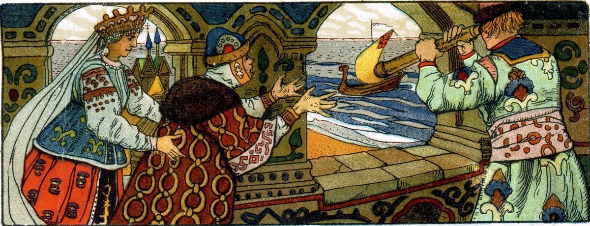 Иван Билибин царица Милитриса