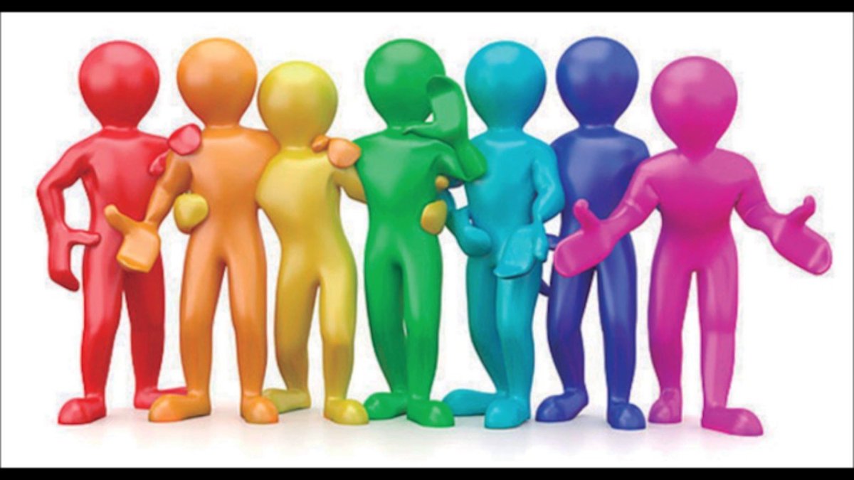 Человечки разных цветов