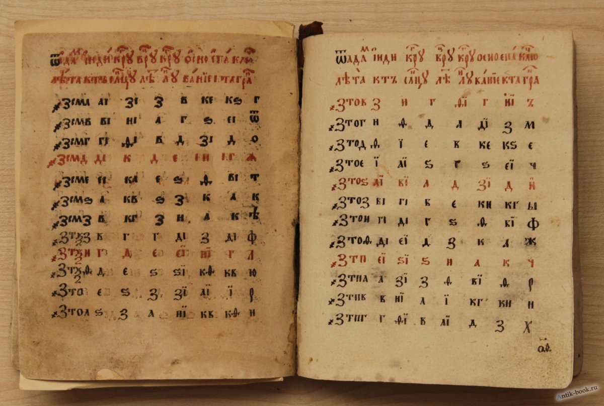 Часовник и Азбука Ивана Федорова