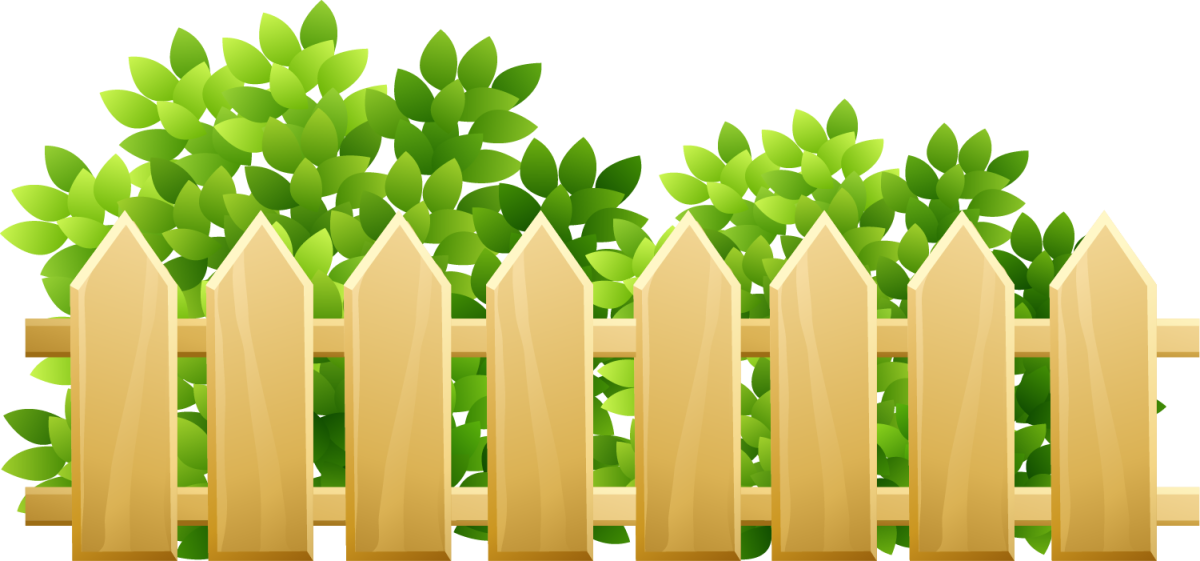 Забор мультяшный