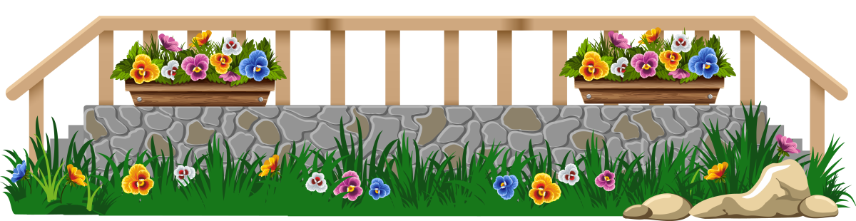 Мультяшный заборчик