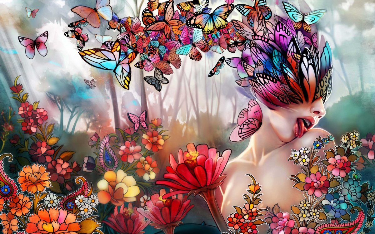 Фантазийные цветы