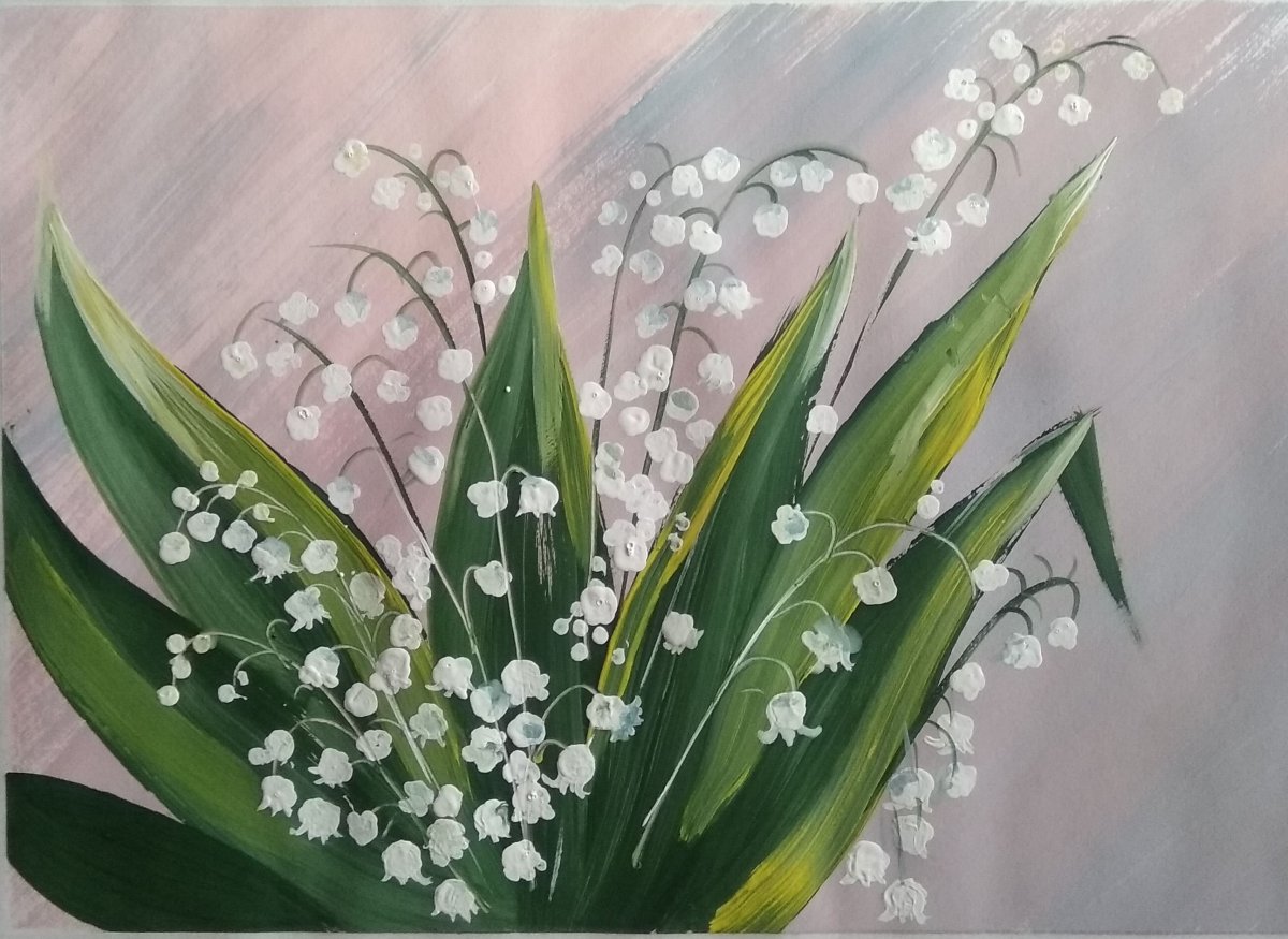 Плакат Ландыши