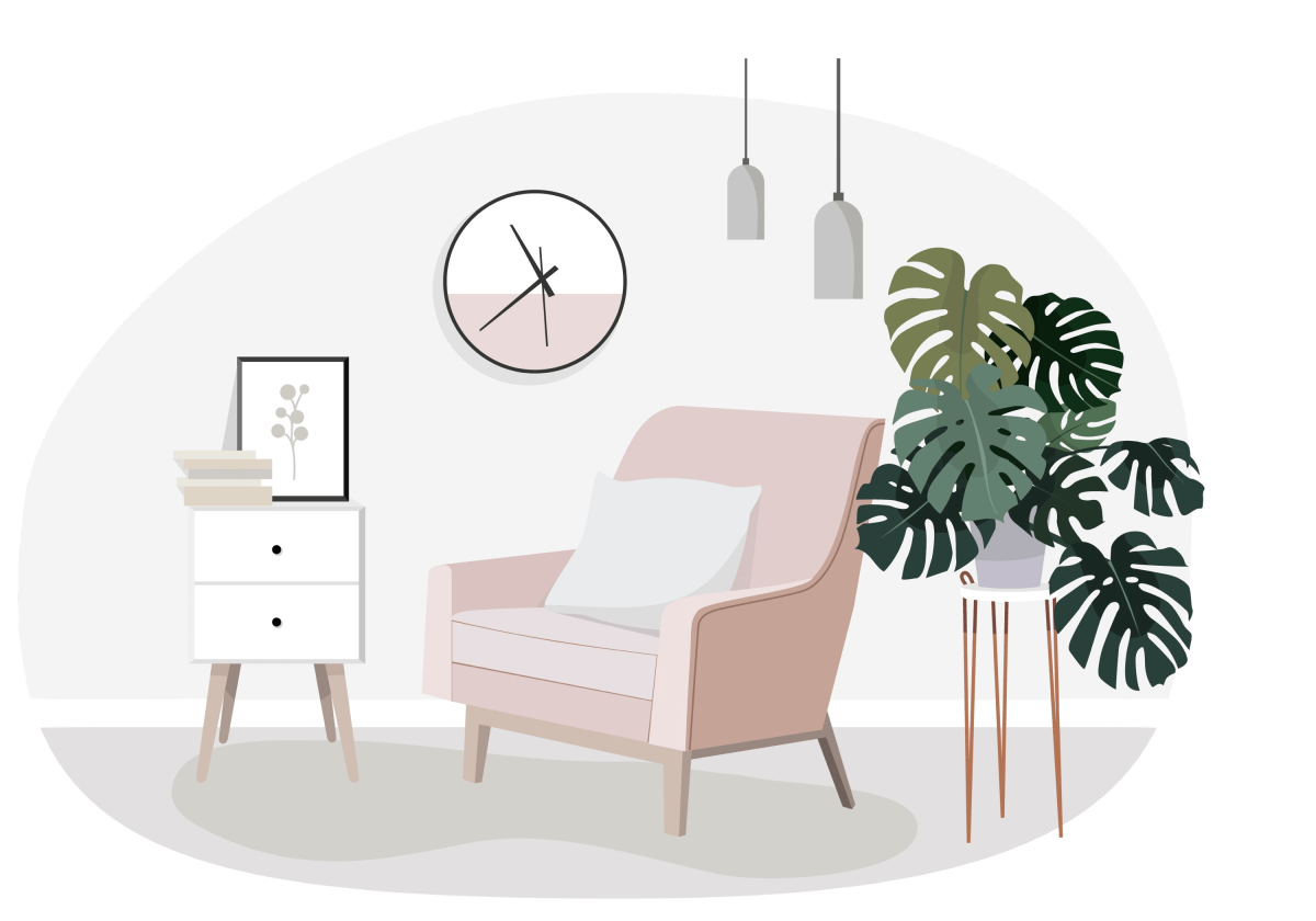 Векторный интерьер