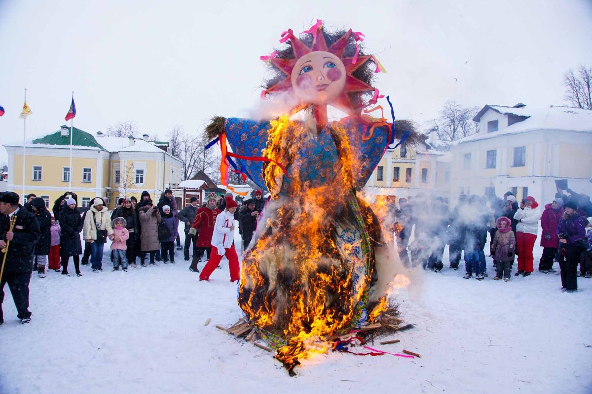 Сожжение Масленицы