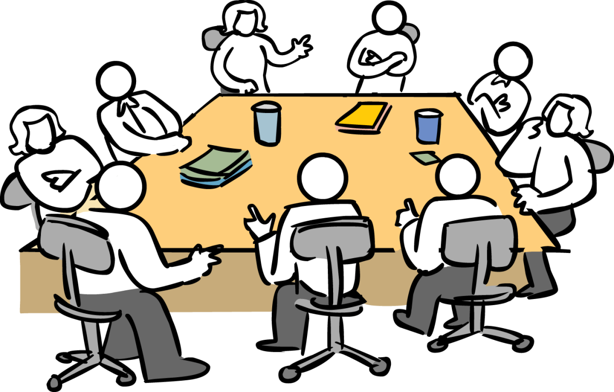 Совещание анимация