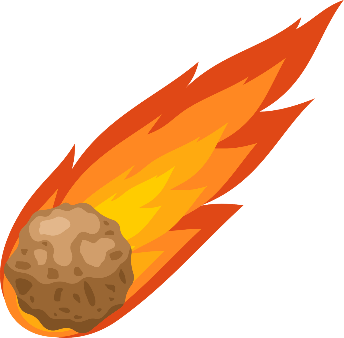 Метеорит мультяшный