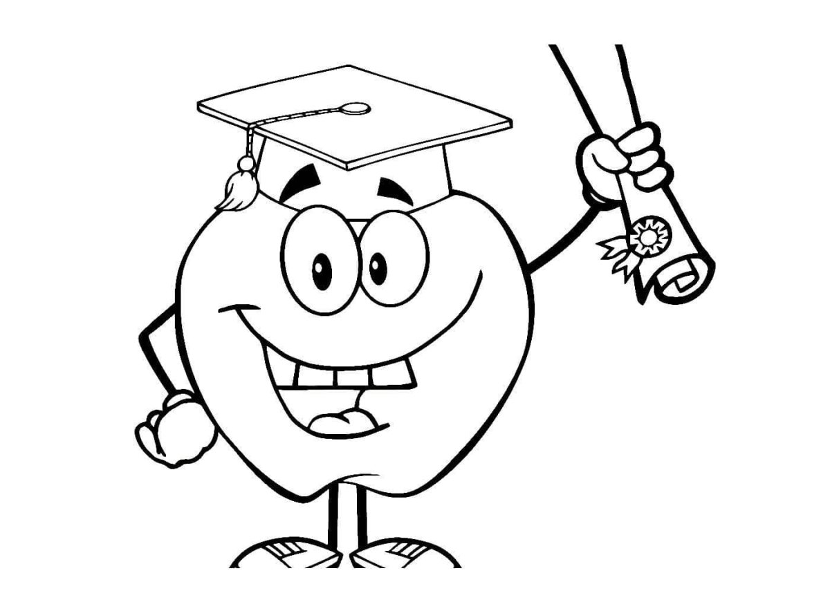 Раскраска школа