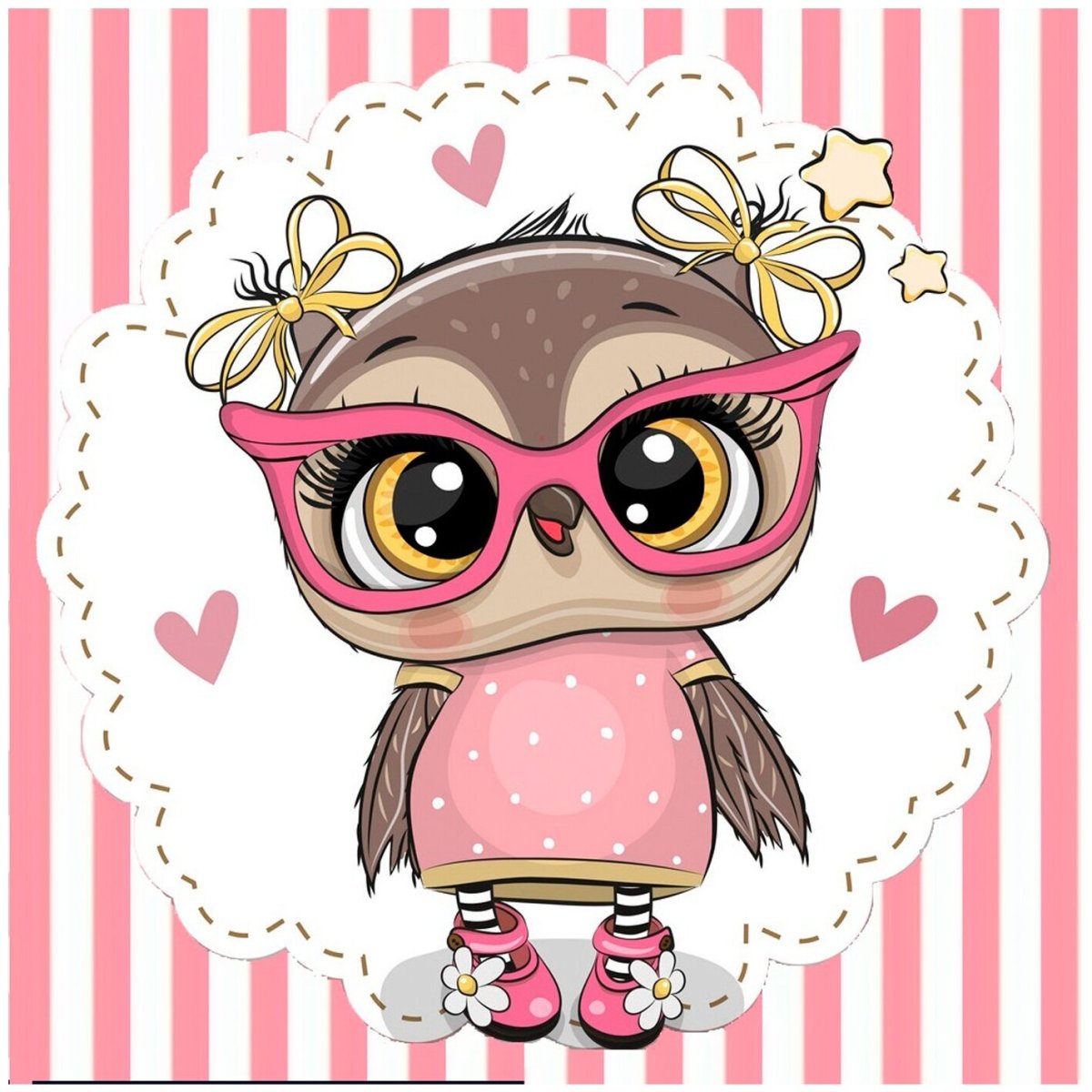 Милые мультяшные Совы