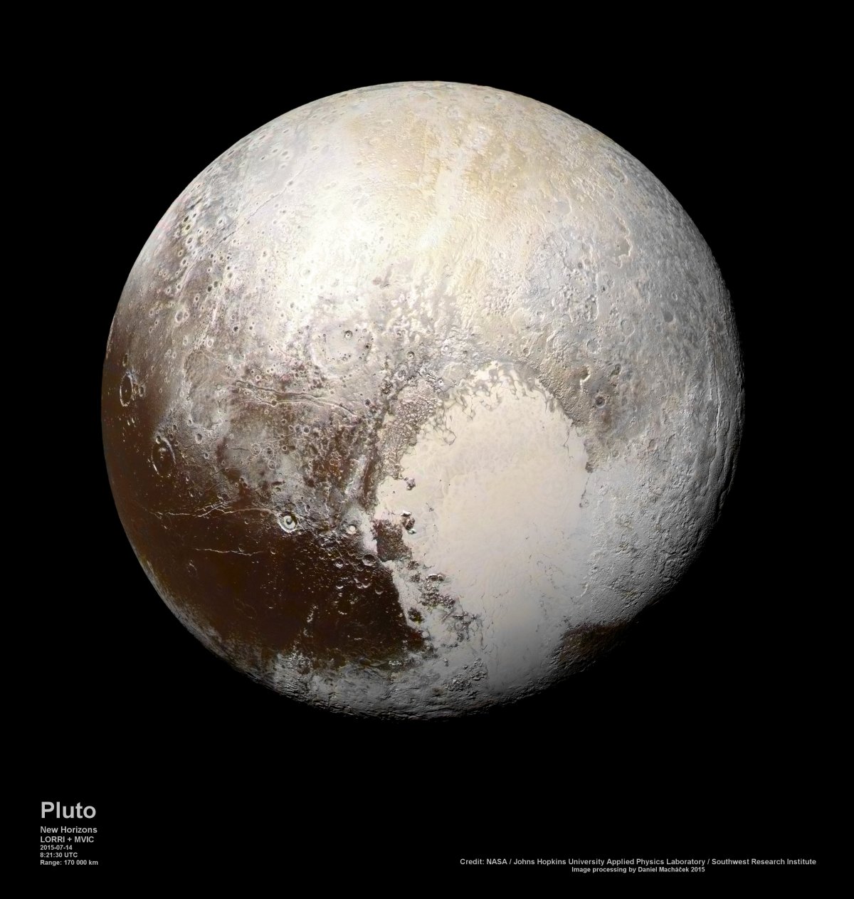 Планеты Плутон с солнцем