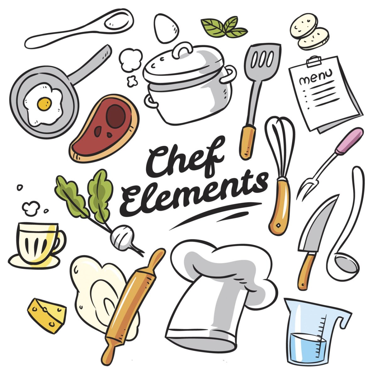 Кулинарные Стикеры