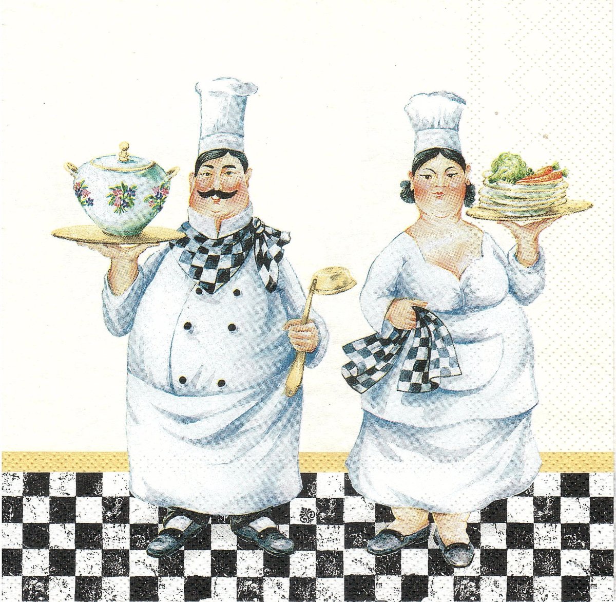 Красивый повар мужчина