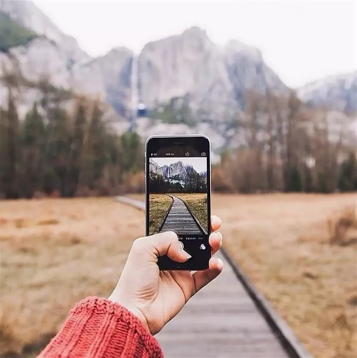 Фотографирует на телефон