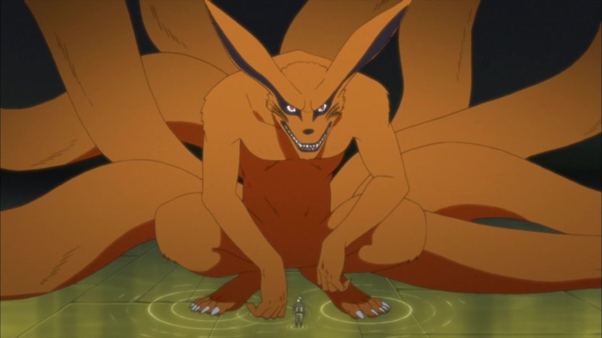 Девятихвостый Лис Наруто в полный рост