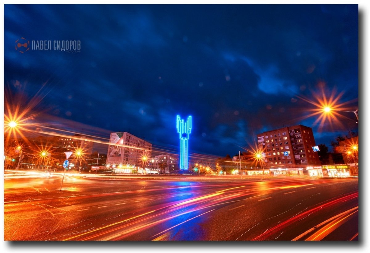 Ночной Сыктывкар летом