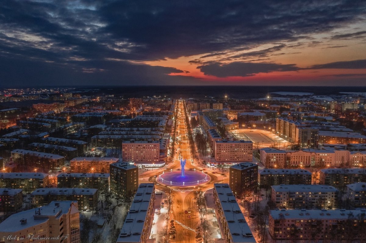 Ночной Сыктывкар