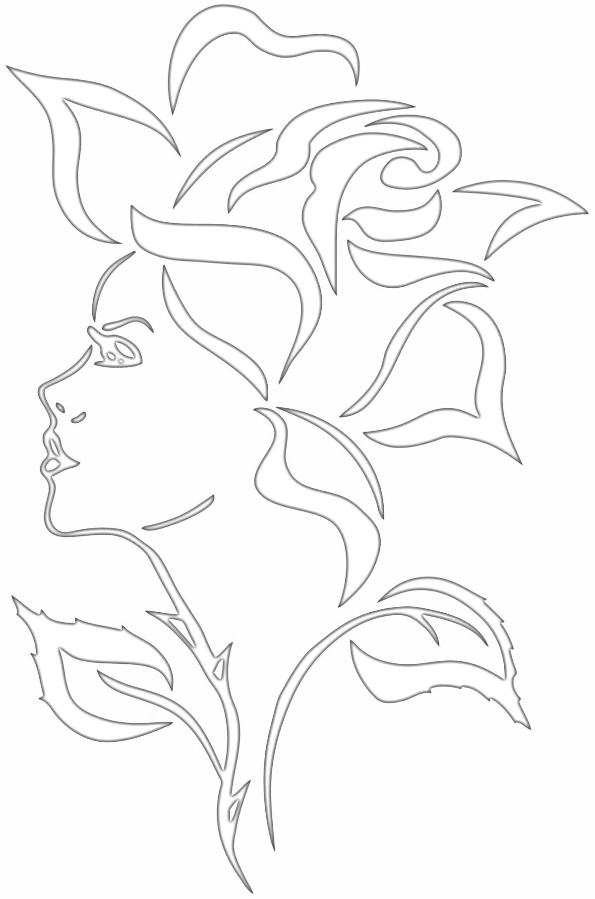 Весенние вытынанки