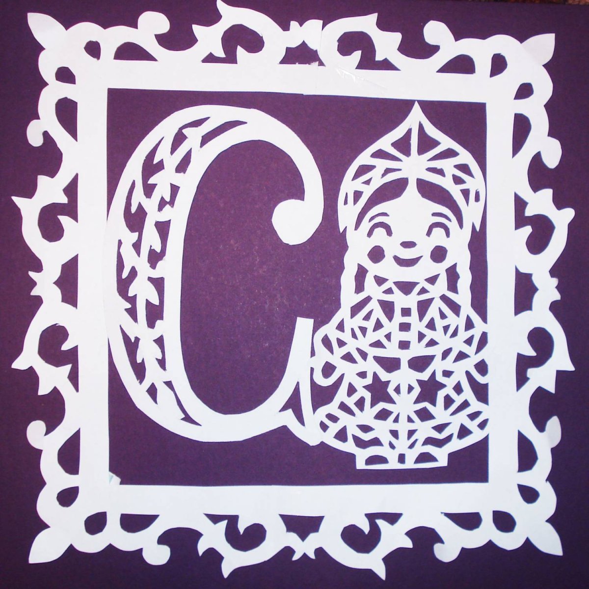 Ажурные буквы