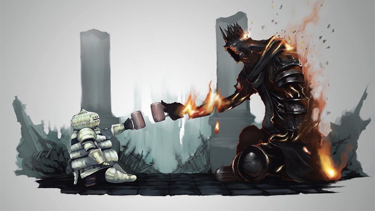 Гигант Йорм Dark Souls 3 арты