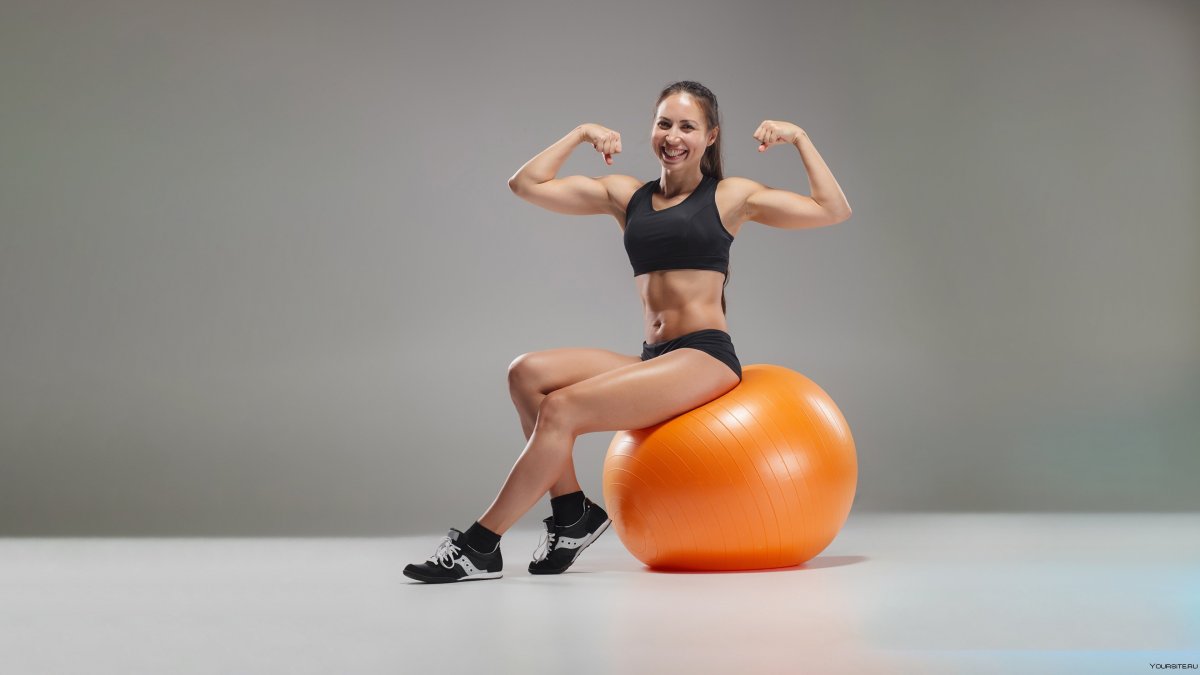 Занятия на фитболе с малоговорящими