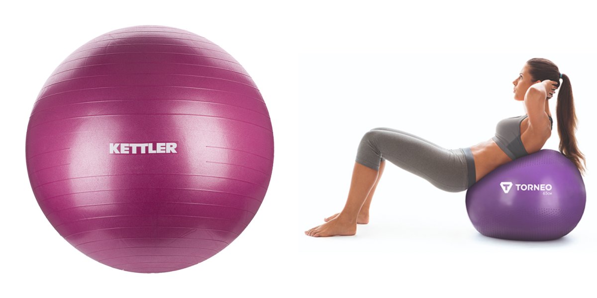 Пилатес на фитболе