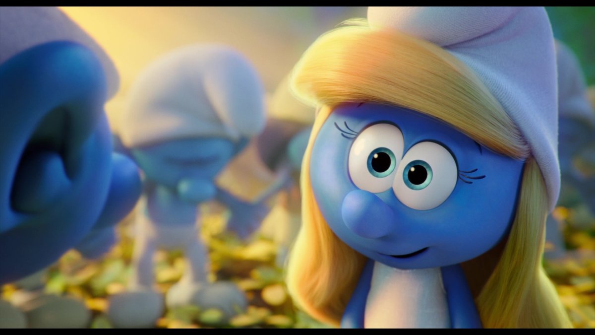 Смурфик Ворчун и Смурфетта