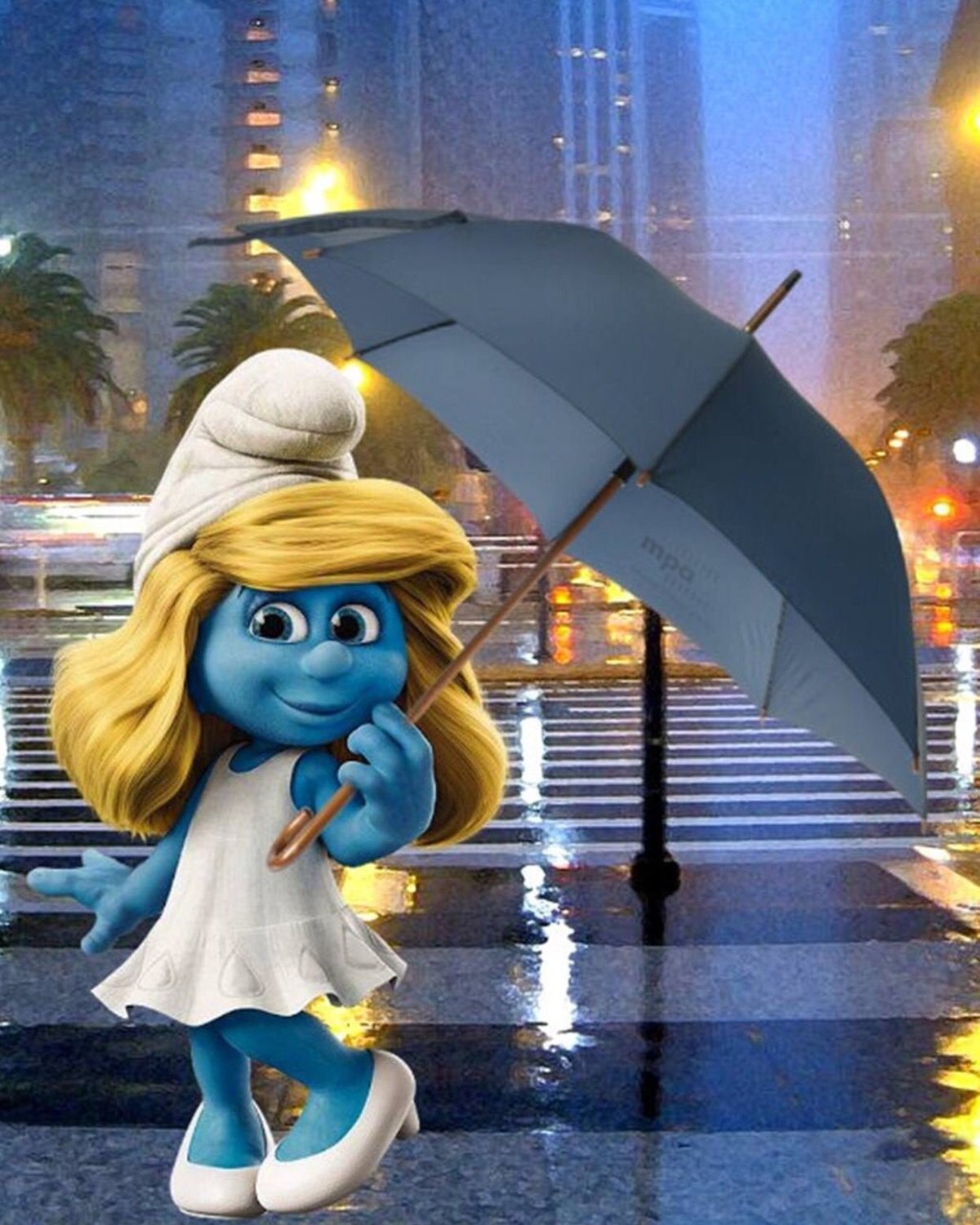 Смурфетта обои