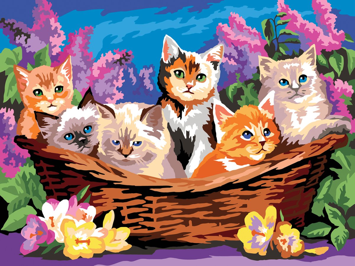 Раз котенок самый