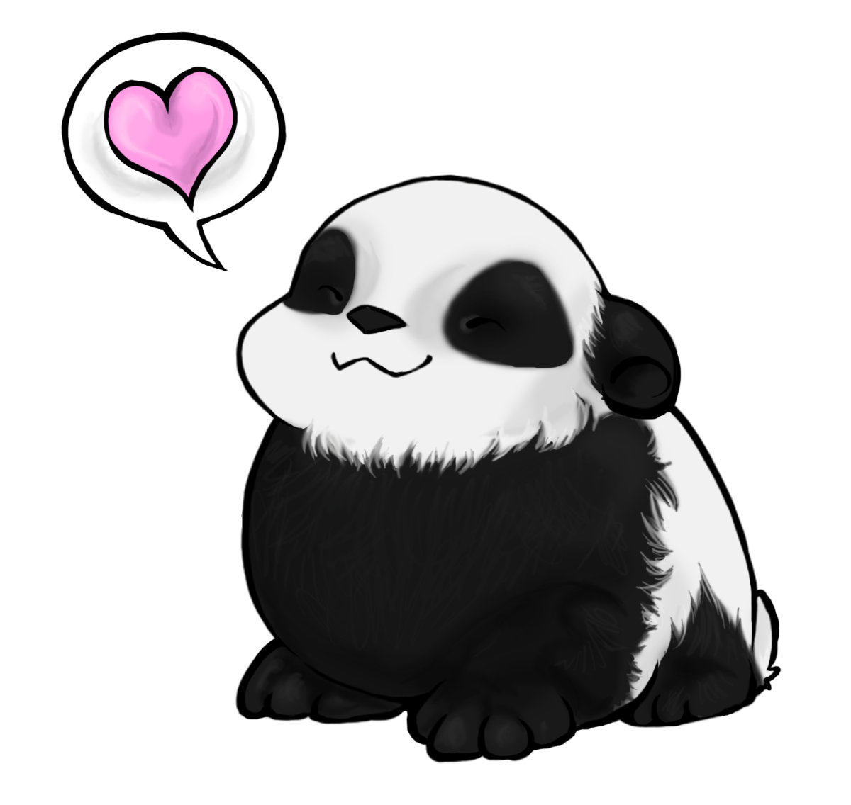 Панда арт