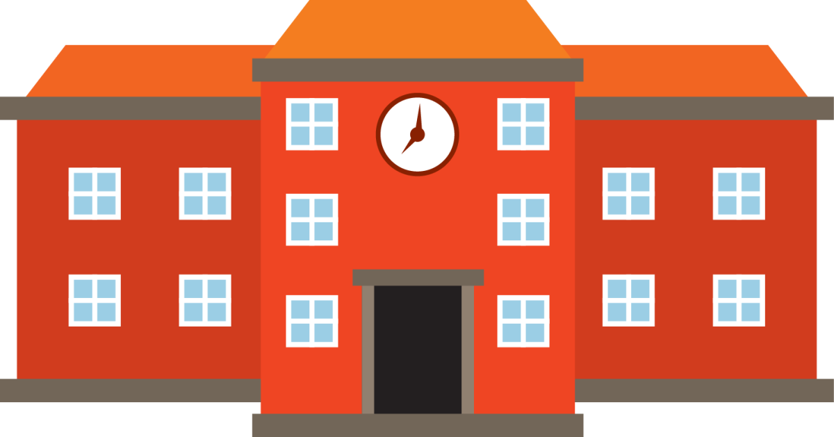 Здание школы вектор