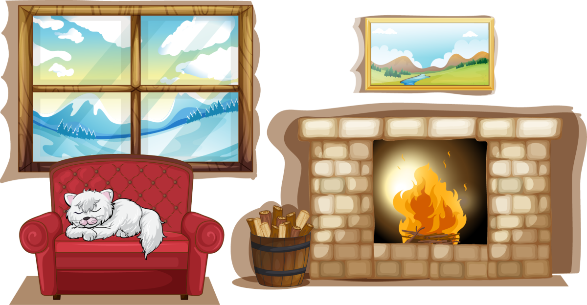 Камин для печати