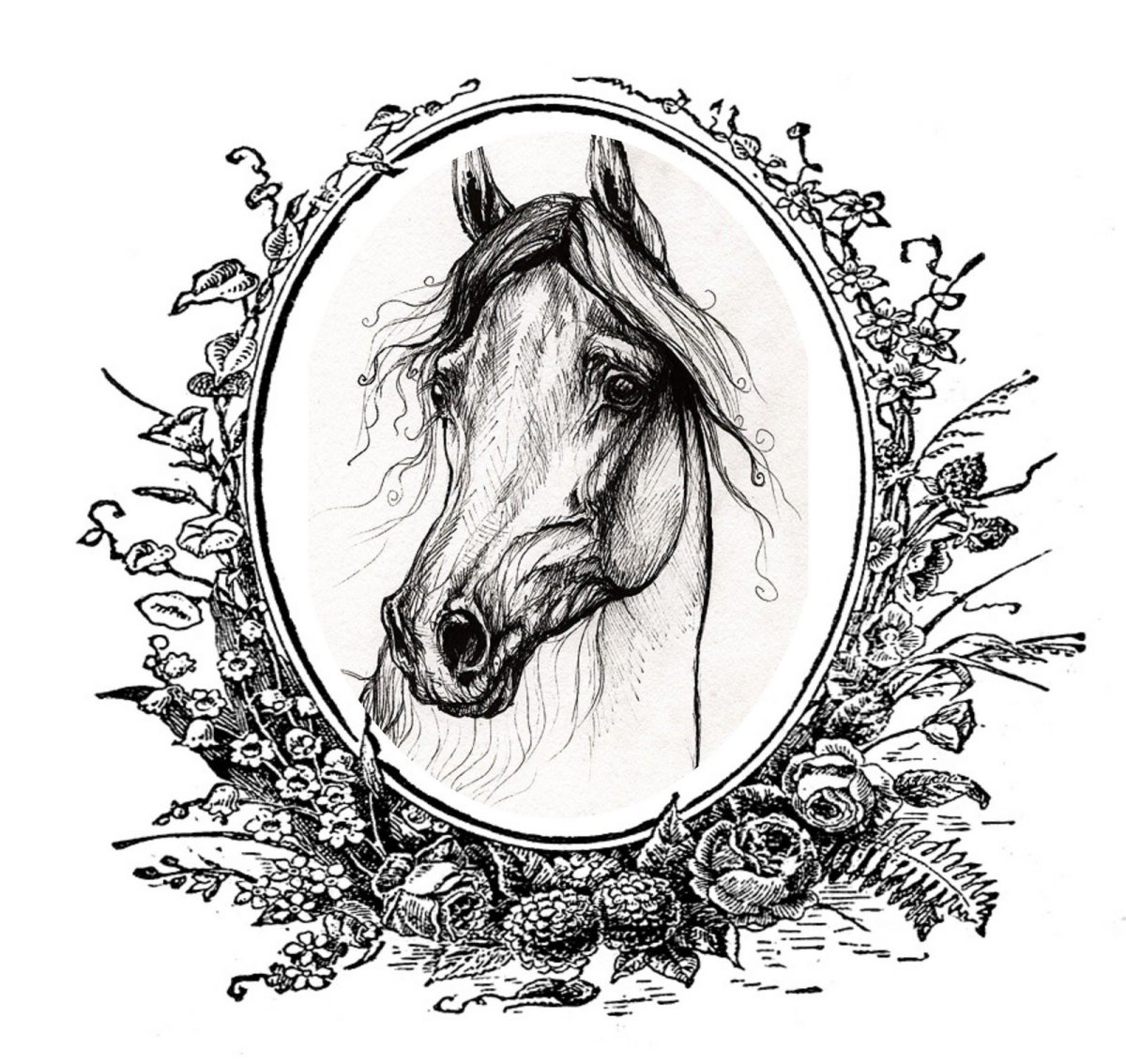 Тату лошадь эскизы