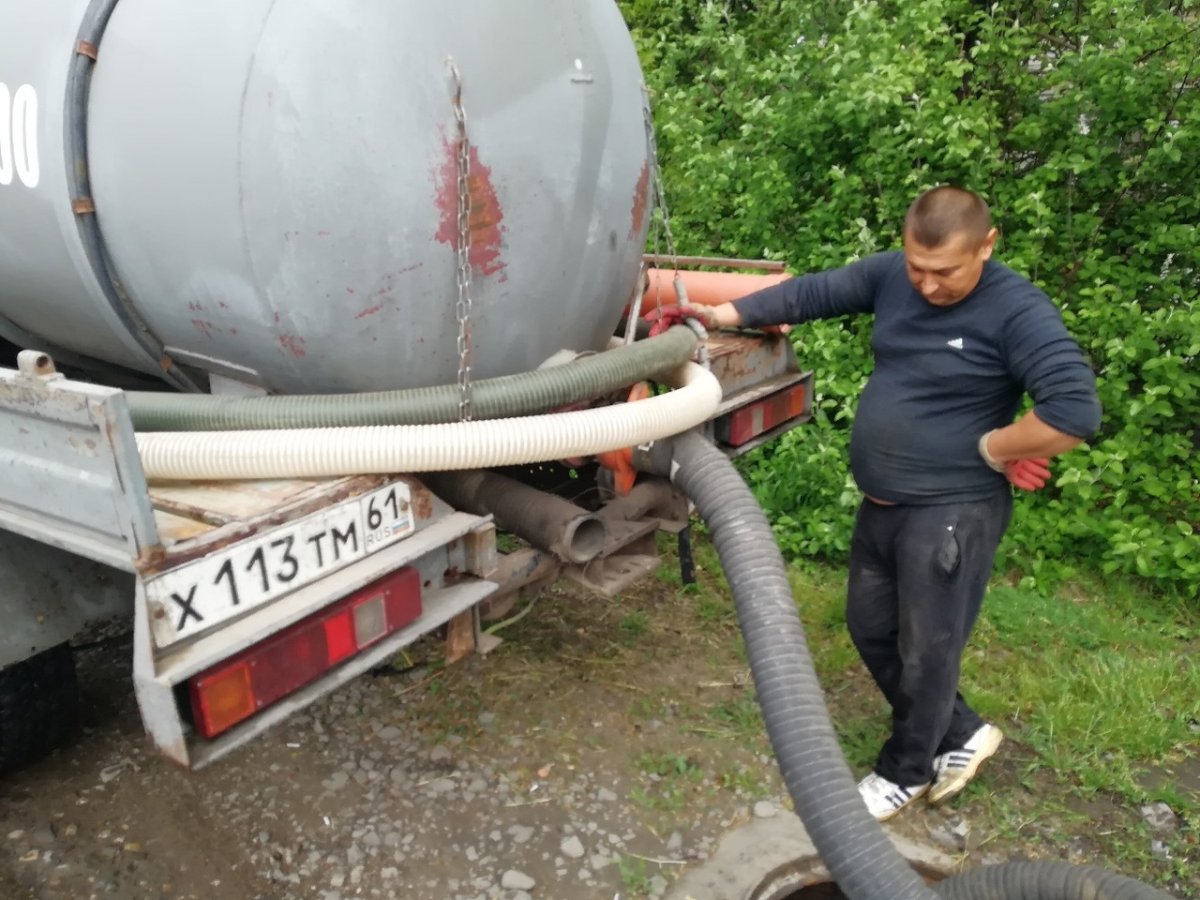 Откачка септиков визитка