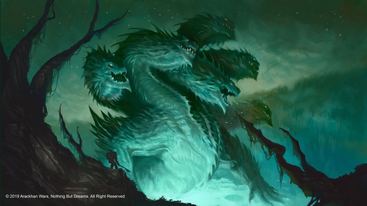 Гидра арт фэнтези Болотная