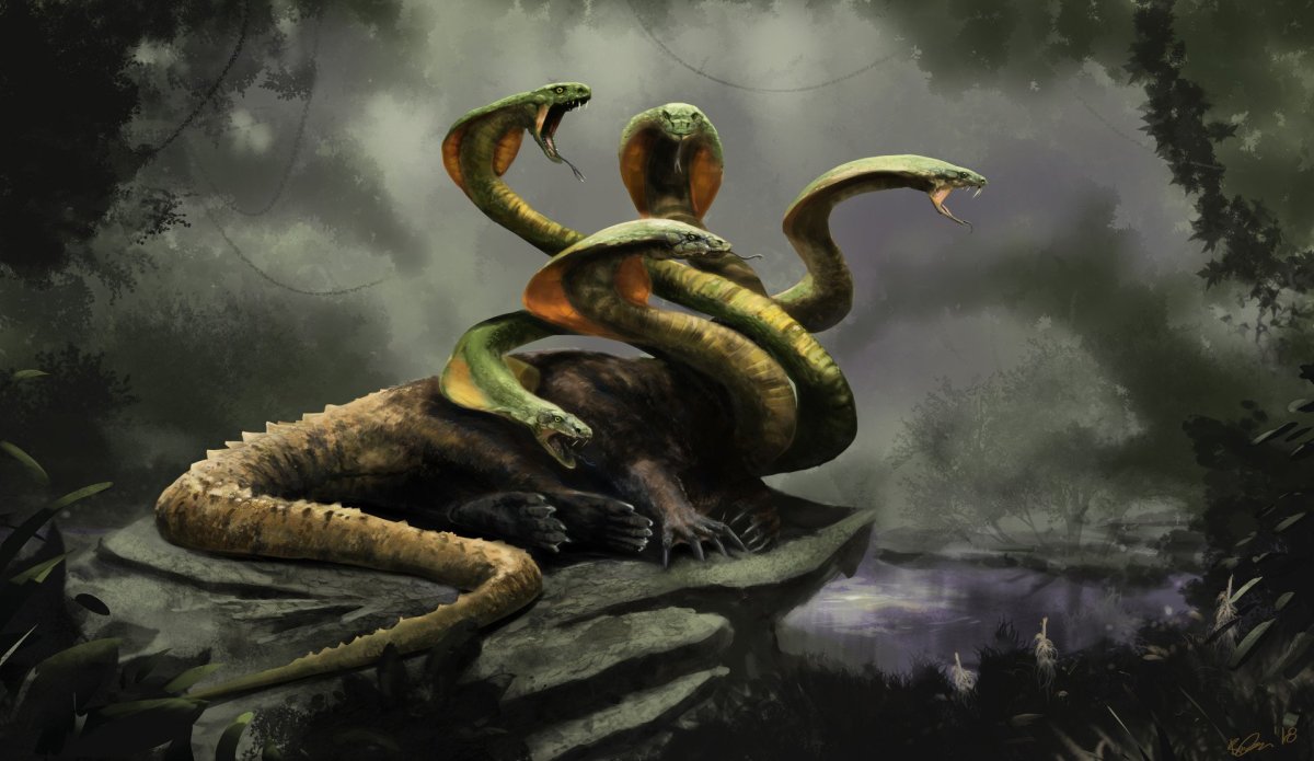 Монстры Василиск гидра