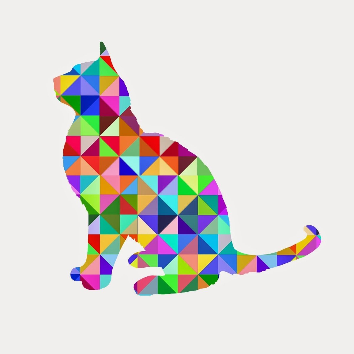 Животные геометрическими фигурами