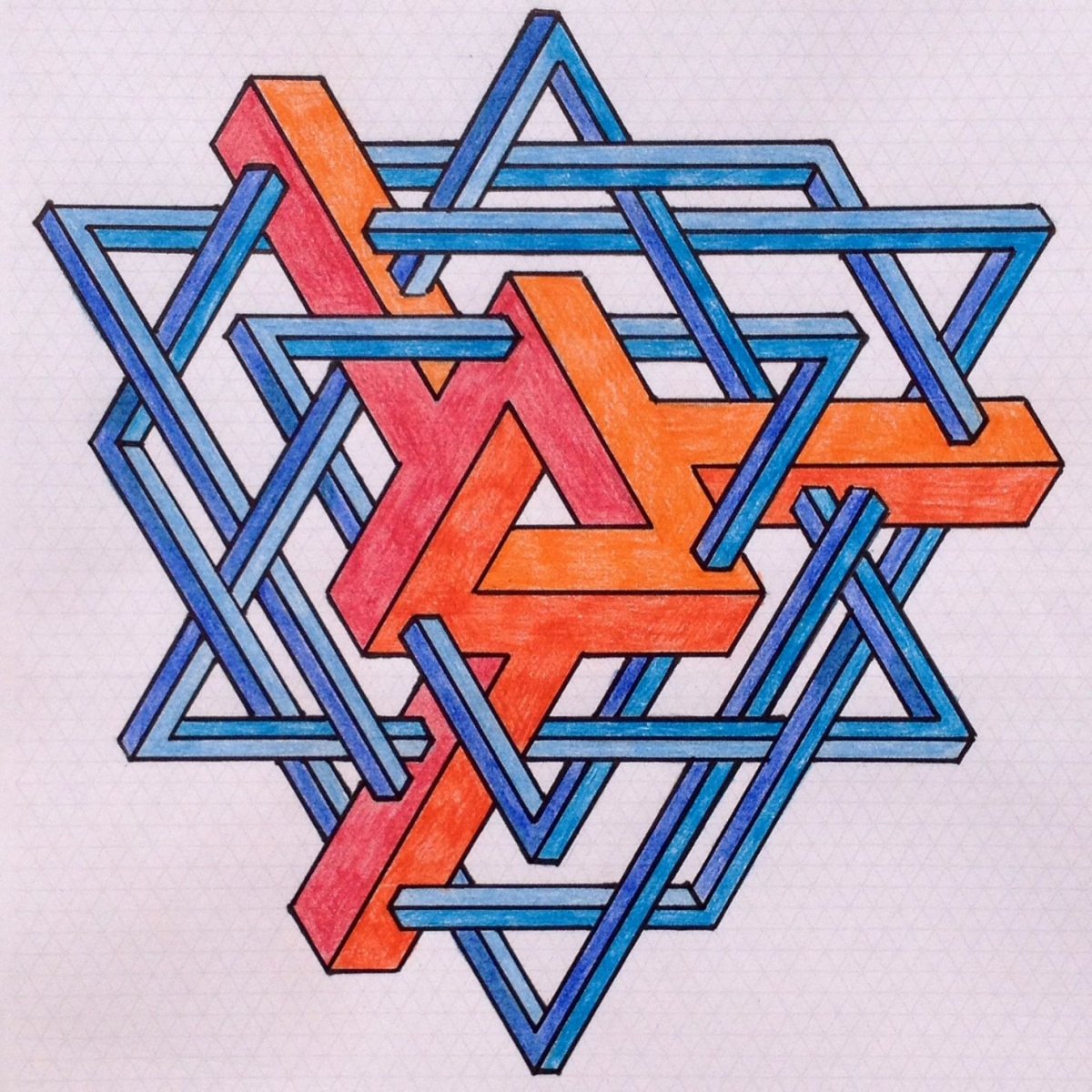 Невозможные фигуры Морица Эшера