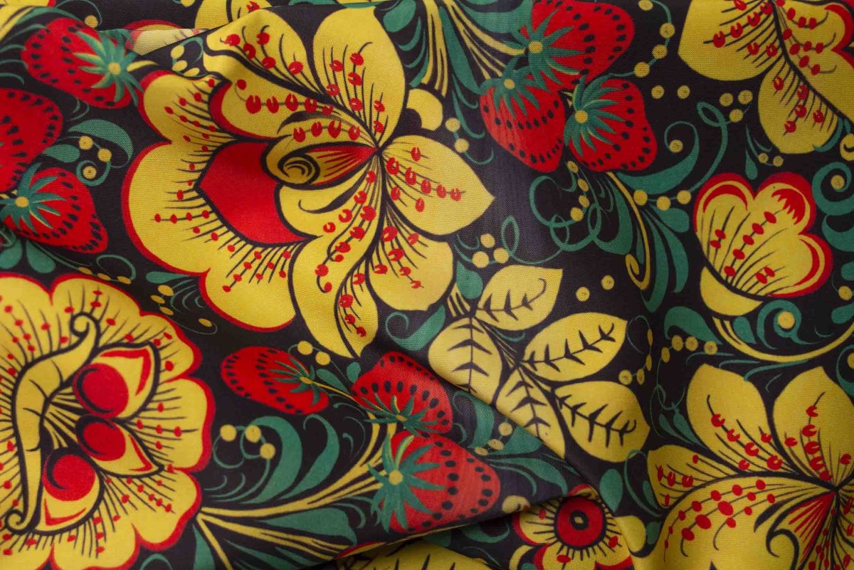 Элементы хохломской росписи ягодки