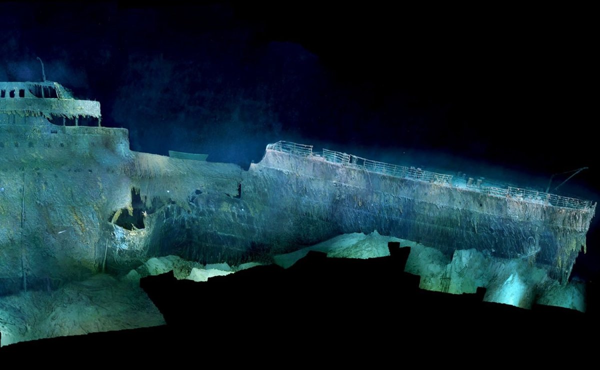 Титаник на дне океана 2022