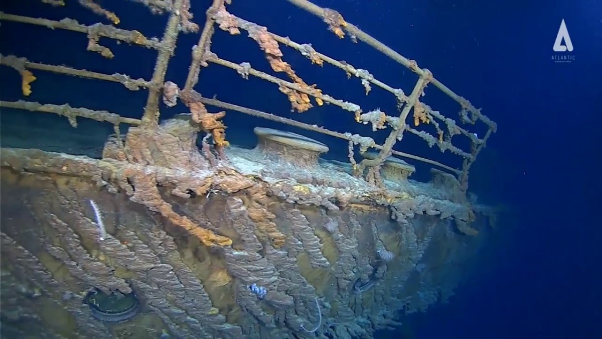 Титаник под водой 1912