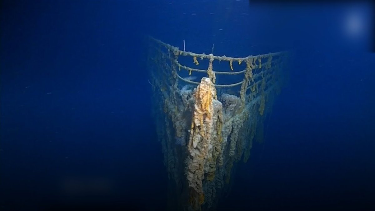 Титаник под водой 1912