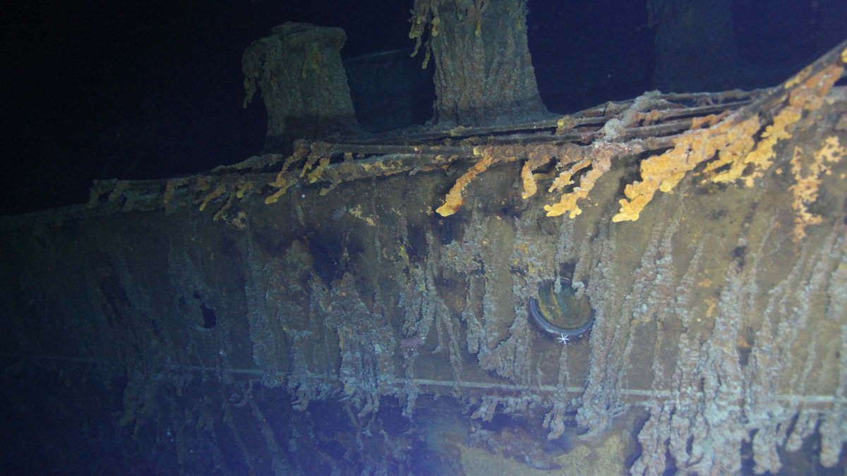 Титаник под водой 1912