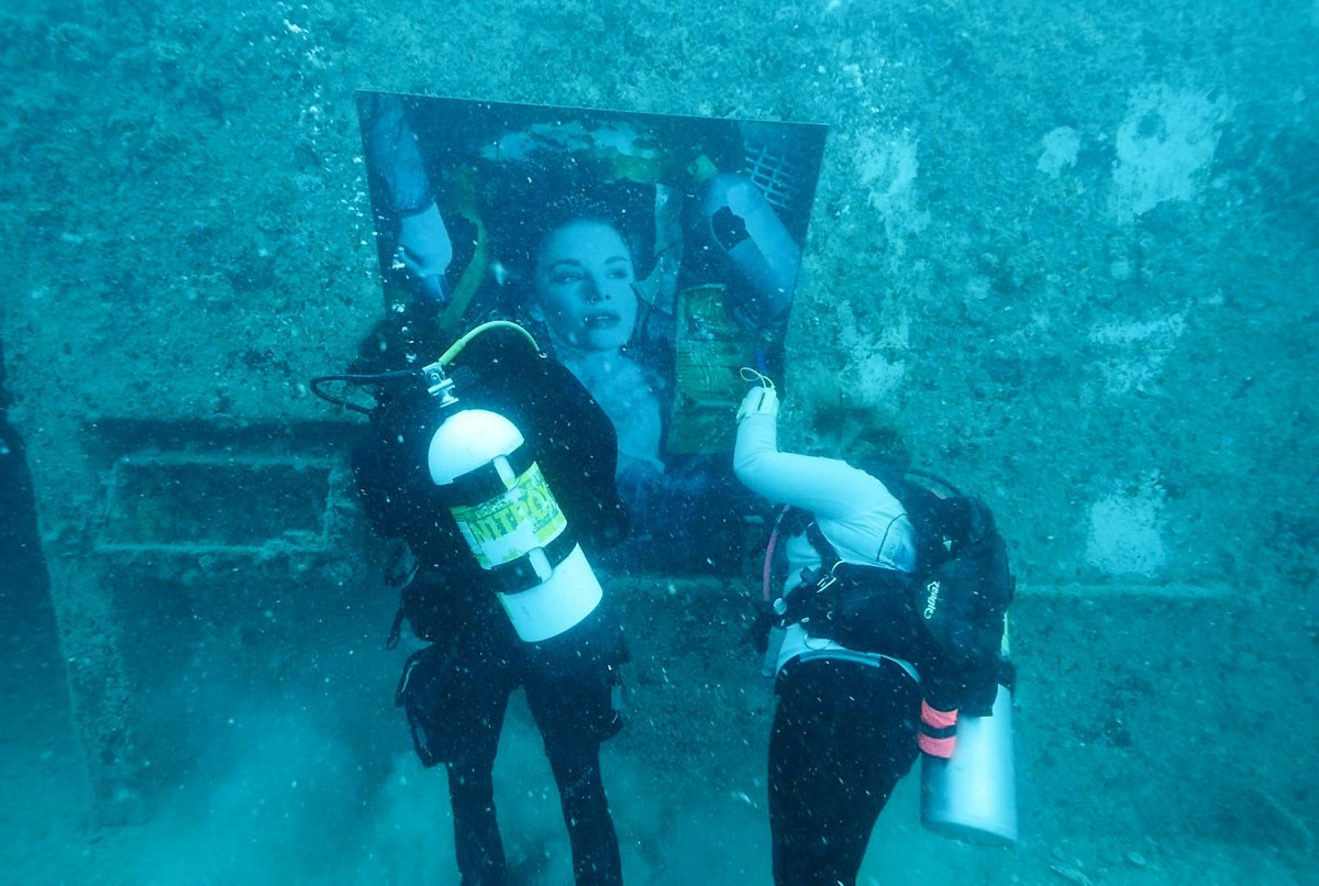 Андреас Франке подводная выставка